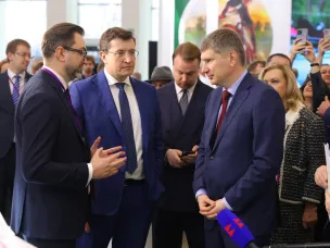 Максим Решетников и Глеб Никитин открыли XX Международную выставку-форум «Интурмаркет» в Нижнем Новгороде